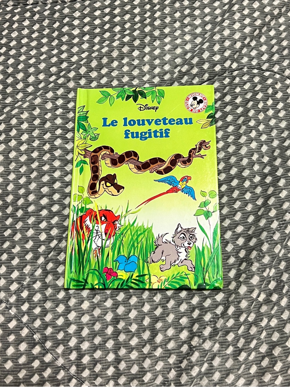 Disney 1992 « Le Louveteau Fugitif » Book In French Vintage 90’s Collectible